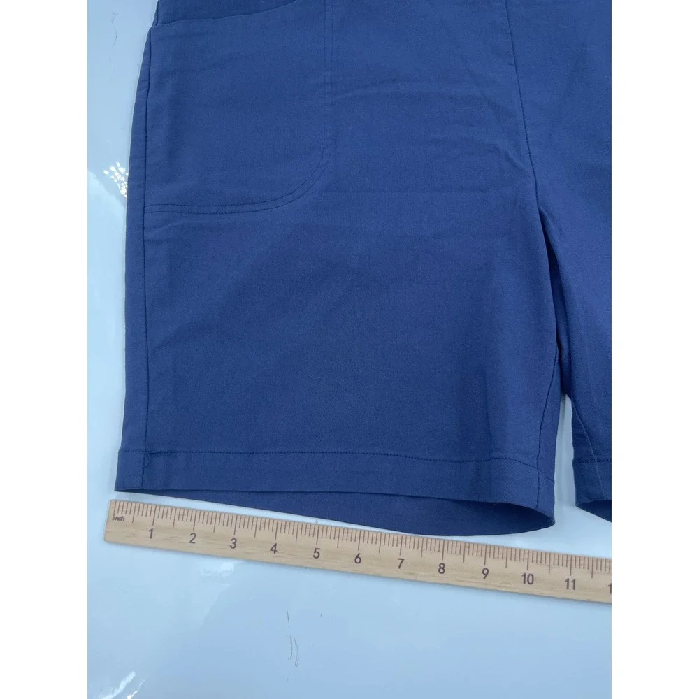 Ben Hogan Womens Navy Blue Performance Golf Shorts XXL Flat Front Stretch